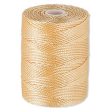 C-LON Bead Cord, Apricot - 0.5mm, 92 Yard Spool Online Sale