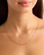 14k Solid Gold 21” Ball Chain Necklace For Sale