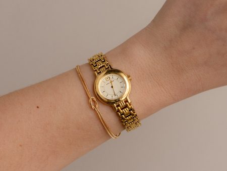 Vintage Mila Schön Round Gold Watch Discount