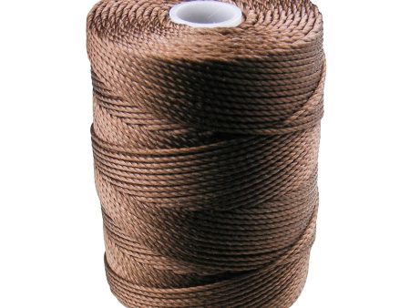 C-LON Bead Cord, Medium Brown - 0.5mm, 92 Yard Spool Online Hot Sale