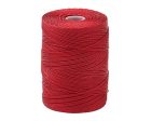 C-Lon Fine Weight Bead Cord, Red - 0.4mm, 136 Yard Spool Online Hot Sale