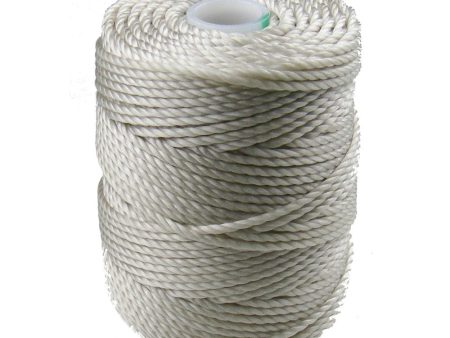 C-Lon Tex 400 Heavy Weight Bead Cord, Oyster - 1.0mm, 36 Yard Spool Discount