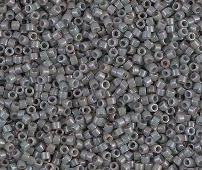 Miyuki Delica Bead 11 0 - DB0652 - Dyed Opaque Gray For Sale