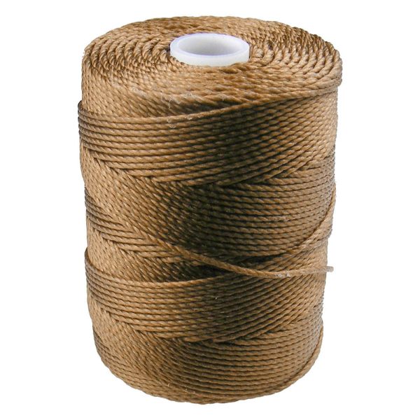 C-LON Bead Cord, Bronze - 0.5mm, 92 Yard Spool on Sale