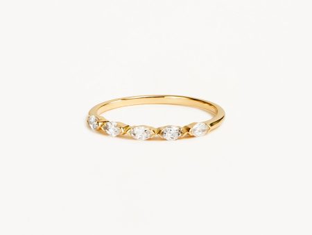 14k Solid Gold Sunlit Petals Lab-Grown Diamond Ring Discount