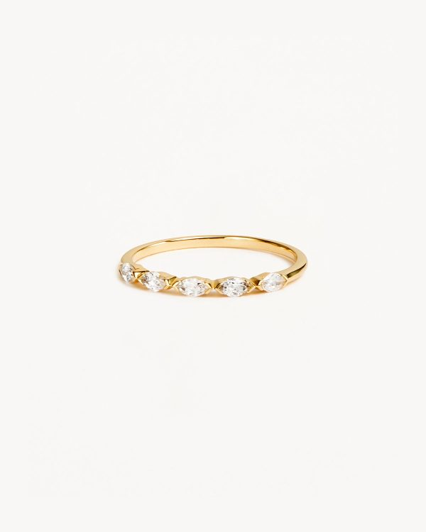 14k Solid Gold Sunlit Petals Lab-Grown Diamond Ring Discount