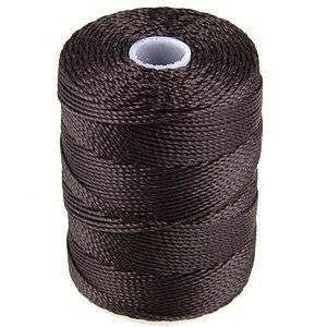 C-LON Bead Cord, Chocolate - 0.5mm, 92 Yard Spool For Discount