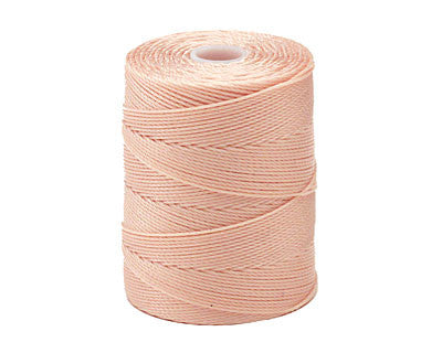 C-Lon Fine Weight Bead Cord, Sea Shell - 0.4mm, 136 Yard Spool For Cheap