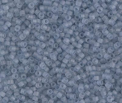 Miyuki Delica Bead 11 0 - DB0381 - Matte Transparent Shadow Gray Luster Fashion