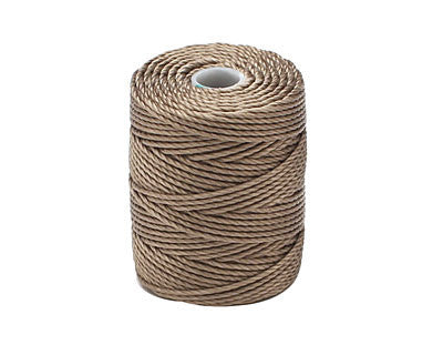 C-Lon Tex 400 Heavy Weight Bead Cord, Antique Brown - 1.0mm, 36 Yard Spool on Sale