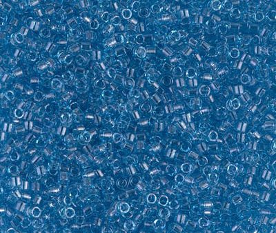 Miyuki Delica Bead 11 0 - DB0113 - Transparent Blue Luster Online Hot Sale