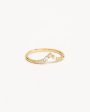 14k Solid Gold Petal by Petal Lab-Grown Diamond Ring For Cheap