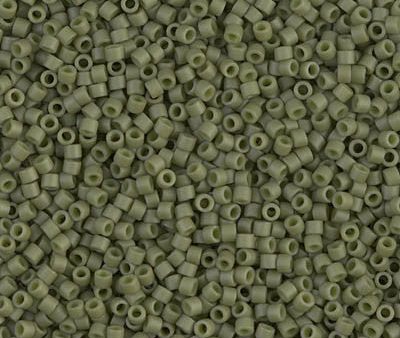 Miyuki Delica Bead 11 0, DB0391-1, Matte Opaque Olive Luster, 5 grams Online now