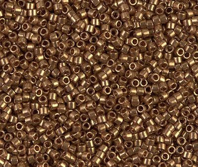 Miyuki Delica Bead 11 0 - DB0115 - Dark Topaz Gold Luster Sale