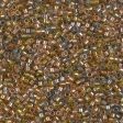 Miyuki Delica Bead 11 0 - DB0981 - Sparkling Lined Sand Dune Mix (gold beige aqua) Hot on Sale