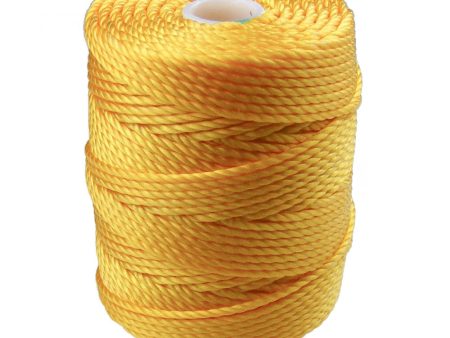 C-Lon Tex 400 Heavy Weight Bead Cord, Golden Yellow - 1.0mm, 36 Yard Spool Online