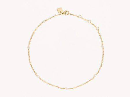 14k Solid Gold Peaceful Wanderer Anklet Online now