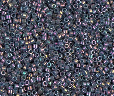 Miyuki Delica Bead 11 0 - DB0134 - Opaque Purple Gray Rainbow Luster Discount