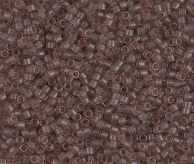 Miyuki Delica Bead 11 0 - DB0772 - Dyed Semi-Frosted Transparent Cinnamon Cheap