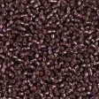 Miyuki 11 Round Seed Bead, 11-13, Silver Lined Dark Smoky Amethyst Supply