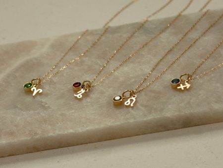 Zodiac Birthstone Necklace Online