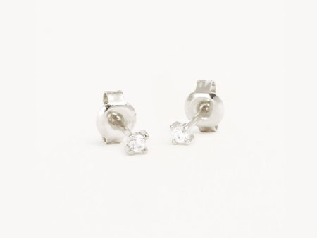 Sterling Silver Pure Light Stud Earrings Online Sale