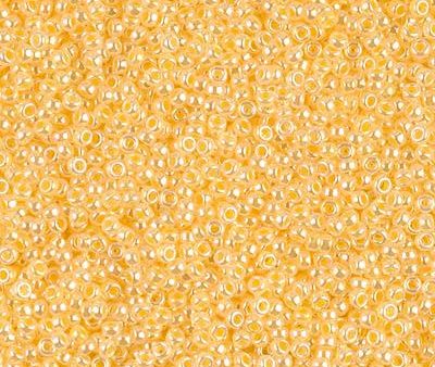 Miyuki 15 0 Round Seed Bead, 15-516, Light Daffodil Ceylon Hot on Sale