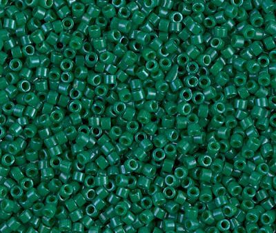 Miyuki Delica Bead 11 0 - DB0656 - Dyed Opaque Green For Cheap