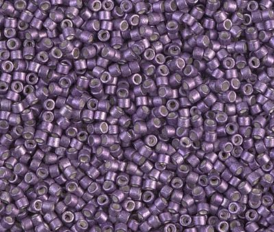 Miyuki Delica Bead 11 0 - DB1185 - Galvanized Semi-Frosted Eggplant For Cheap