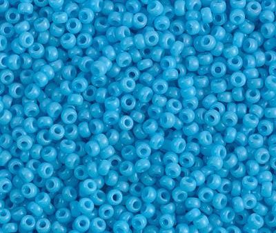 Miyuki 11 Round Seed Bead, 11-413, Op Turquoise Blue Sale