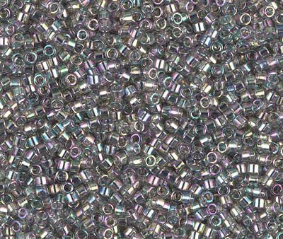 Miyuki Delica Bead 11 0 - DB0107 - Transparent Gray Rainbow Gold Luster Cheap