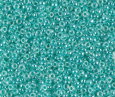 Miyuki 11 Round Seed Bead, 11-536, Aqua Green Ceylon Cheap