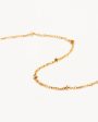 14k Solid Gold 21” Ball Chain Necklace For Sale