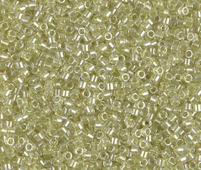 Miyuki Delica Bead 11 0 - DB0903 - Sparkling Celery Lined Crystal Hot on Sale