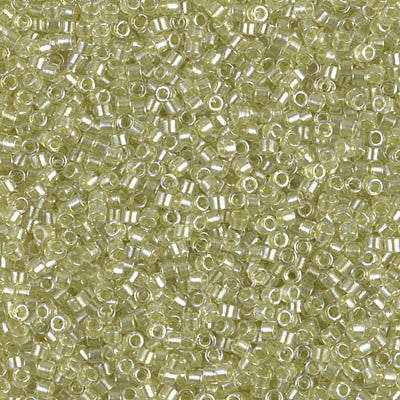 Miyuki Delica Bead 11 0 - DB0903 - Sparkling Celery Lined Crystal Hot on Sale