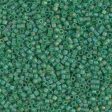 Miyuki Delica Bead 11 0 - DB0858 - Matte Transparent Green AB For Discount