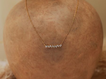 Bethany Baguette Bar Necklace Cheap