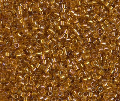 Miyuki Delica Bead 11 0 - DB0065 - Lined Topaz AB Hot on Sale