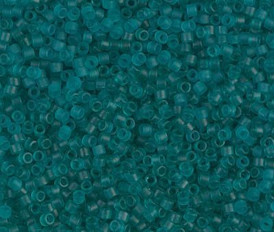 Miyuki Delica Bead 11 0 - DB1268 - Matte Transparent Caribbean Teal Fashion