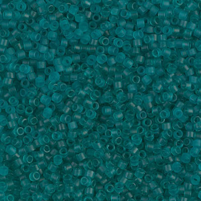 Miyuki Delica Bead 11 0 - DB1268 - Matte Transparent Caribbean Teal Fashion