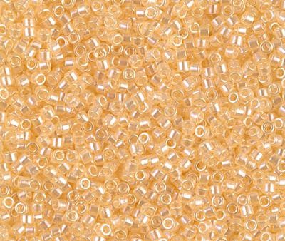 Miyuki Delica Bead 11 0 - DB1478 - Transparent Pale Apricot Luster Discount