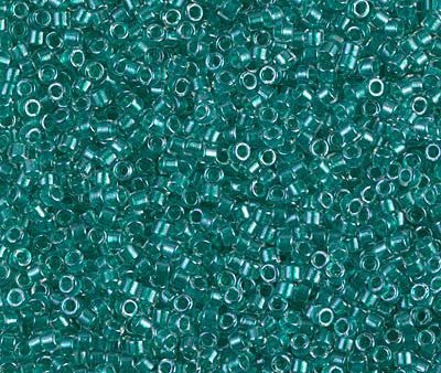 Miyuki Delica Bead 11 0 - DB0918 - Sparkling Dark Aqua Green Lined Crystal Online