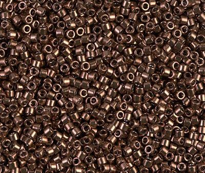 Miyuki Delica Bead 11 0 - DB0460 - Galvanized Cinnamon Brown on Sale