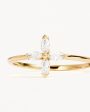 14k Solid Gold Blossom Lab-Grown Diamond Ring Online