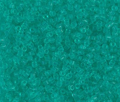 Miyuki Delica Bead 11 0 - DB1304 - Dyed Transparent Dark Mint Green Discount