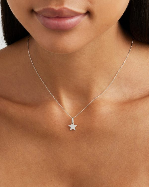 Sterling Silver Engravable Star Pendant Online Hot Sale