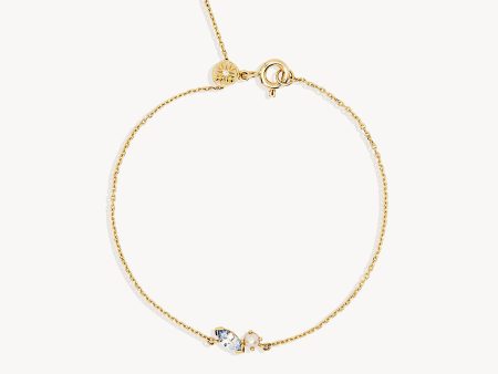 14k Solid Gold Into The Blue Bracelet Online