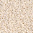 Miyuki 11 Round Seed Bead, 11-592, Antique Ivory Pearl Ceylon Supply