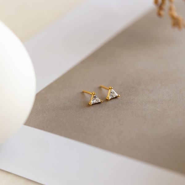 Trixie Diamond Studs on Sale