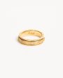 14k Solid Gold Breathe Spinning Meditation Lab-Grown Diamond Ring Online now